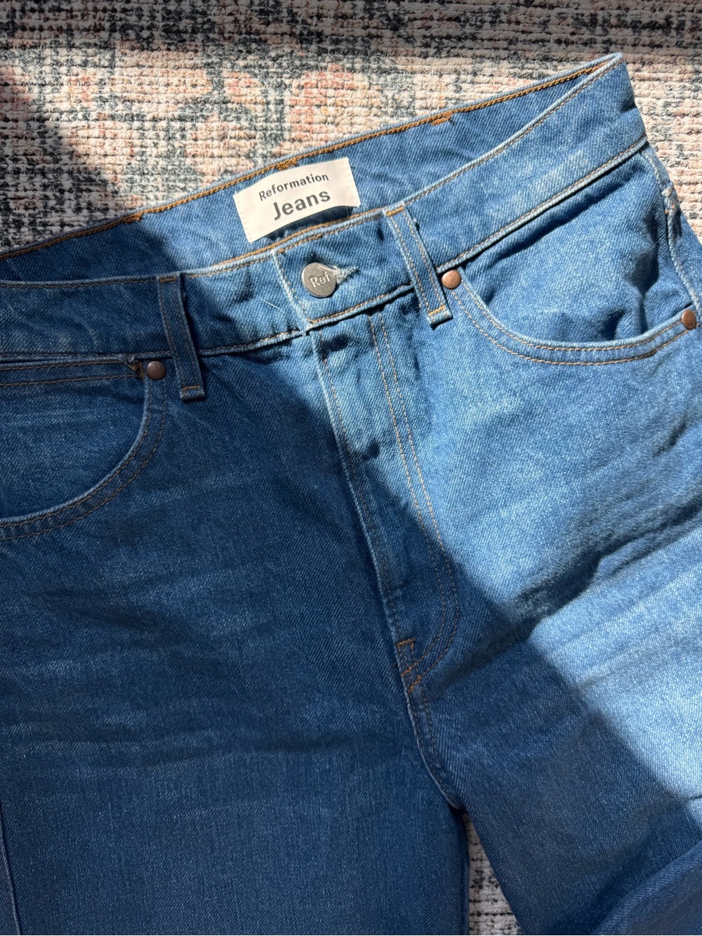 Reformation Jeans — cowboy High rise straight
